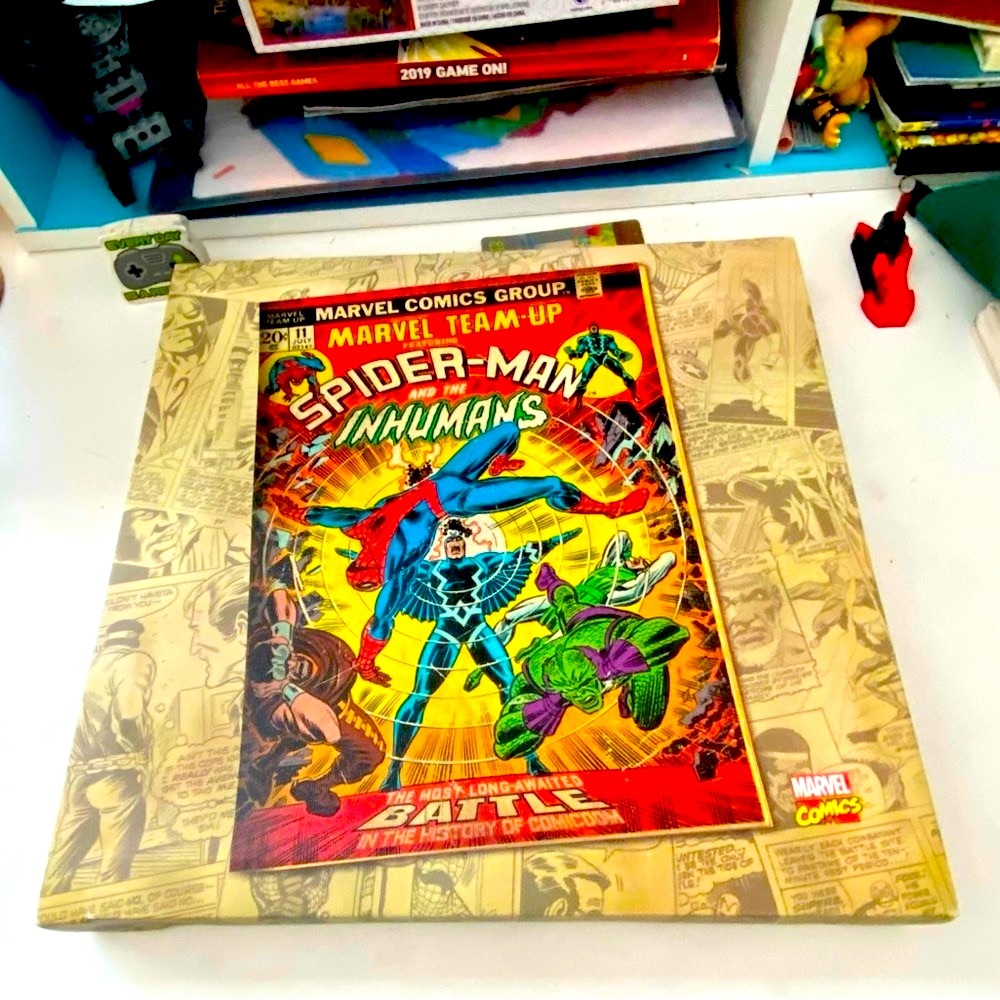 MARVEL COMICS SPIDERMAN AND THE INHUMANS Square Wall Art